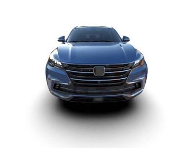 Siyah arka planda lüks bir araba..