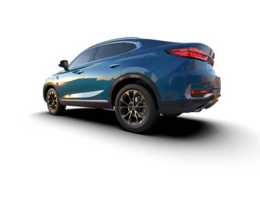 Lüks SUV mavi gradyan - modern tasarım