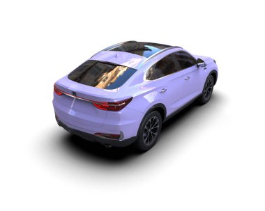 Arka planda modern şehir arabası