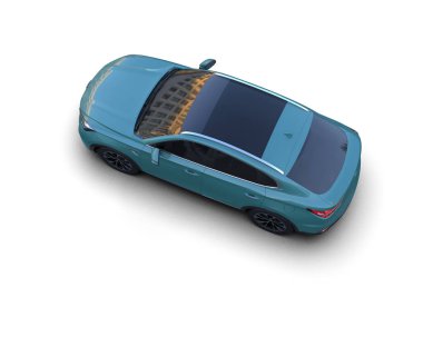 Bir arabanın 3 boyutlu resmi