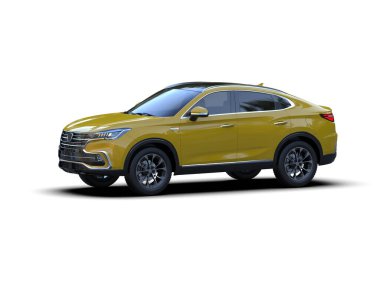 SUV - beyaz arkaplanda izole