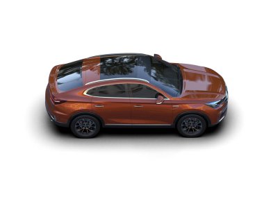 Modern lüks spor araba. 3 boyutlu.