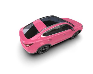 pembe modern araba - arka plan
