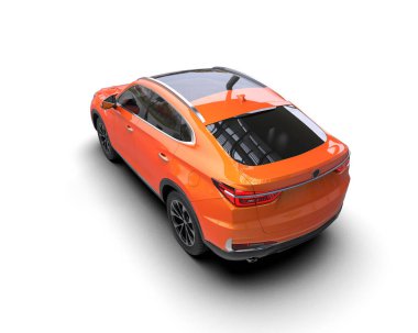 Daha az genel bir konsept arabanın 3 boyutlu çizimi