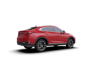 Araba beyaz zemin üzerine