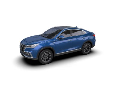 mavi modern araba - lüks araba