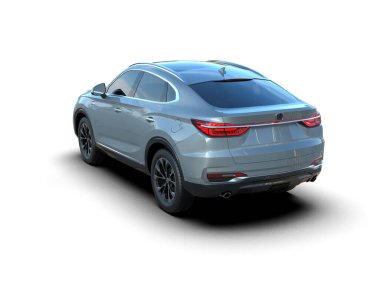 beyaz arkaplandaki araba