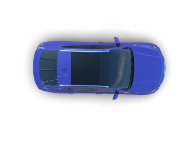 araba beyazda izole edildi