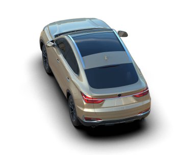 Daha az genel bir konsept arabanın 3 boyutlu çizimi