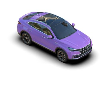 pembe modern lüks araba