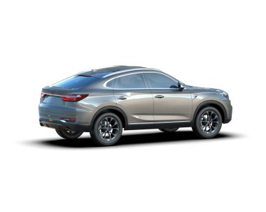 Beyaz arka planda modern bir cipin 3 boyutlu canlandırması