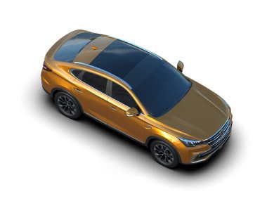 Şehir arkaplanı olan araba