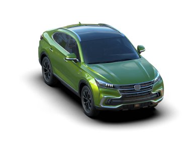 Beyaz arkaplandaki araba