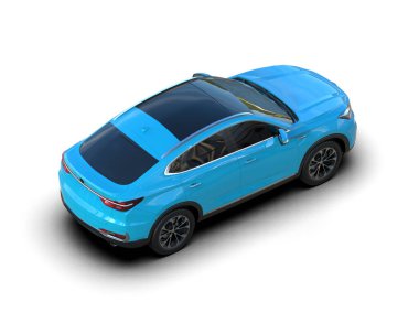 Mavi Modern spor araba