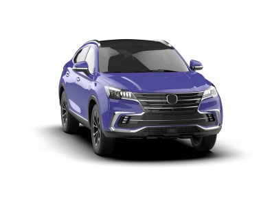 Beyaz arkaplanda siyah araba