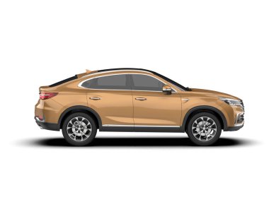 SUV izole edildi. modern lüks SUv