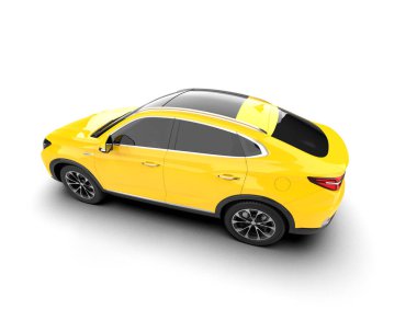 modern araba - 3D illüstrasyon