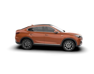 Beyaz arkaplandaki araba.