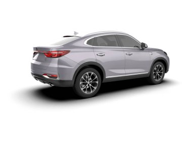 Cipli modern arabanın gerçekçi 3 boyutlu görüntüsü