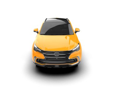 Sarı küçük şehir arabası