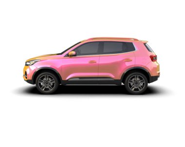 Modern aile için pembe jip