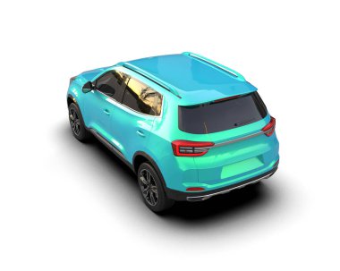 Beyaz arkaplandaki araba