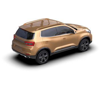 Daha az genel bir konsept arabanın 3 boyutlu çizimi