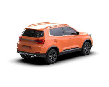 Araba cipi. 3d oluşturma.