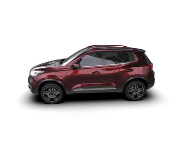 kompakt araba aile arabası, 3 boyutlu resim