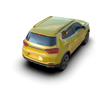 modern şehir SUV - arka görünüm