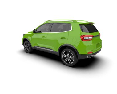 modern kompakt araba - arka görünüm