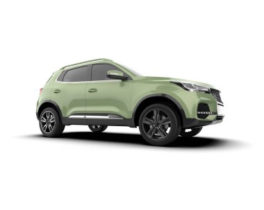 modern SUV arabası - ön görünüm