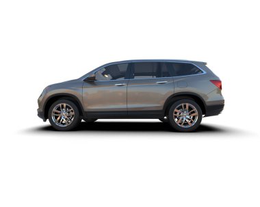 Gri arka planda modern lüks araba