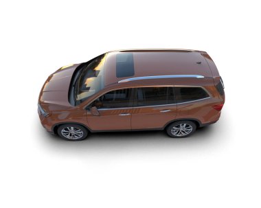 Stüdyo ortamında daha az genel bir konsept arabanın 3 boyutlu çizimi