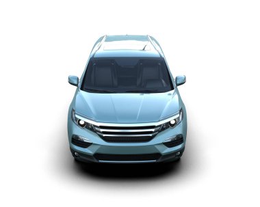 Mavi cip beyazda izole edildi