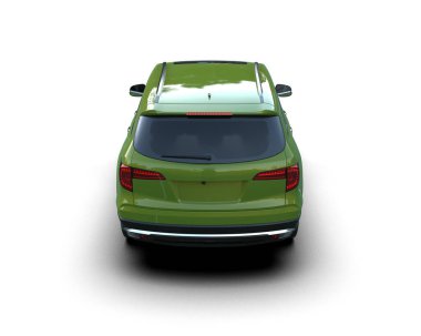 Beyaz arkaplandaki araba