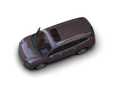 modern lüks araba beyaz arka planda izole edilmiş