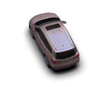 Bir arabanın 3 cg görüntüsü