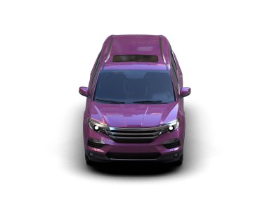 modern araba arka planda 3 boyutlu görüntüleme - illüstrasyon