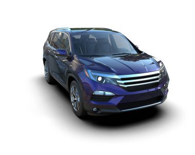 Siyah arka planı olan bir cip. 3D görüntüleme. 3d illüstrasyon