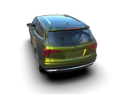 araba siyah arkaplanda izole edildi.