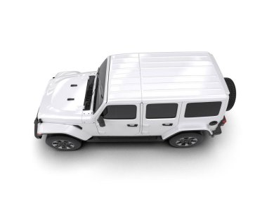 Beyaz, modern cip. 3d oluşturma