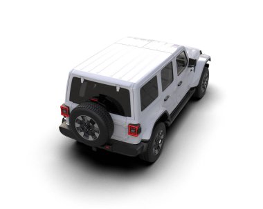 Bir arabanın 3 cg görüntüsü