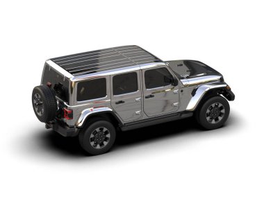 Bir arabanın 3 cg görüntüsü