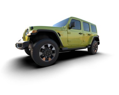 modern SUV - 3D görüntüleme