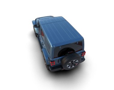 siyah elektrikli modern araba - 3 boyutlu