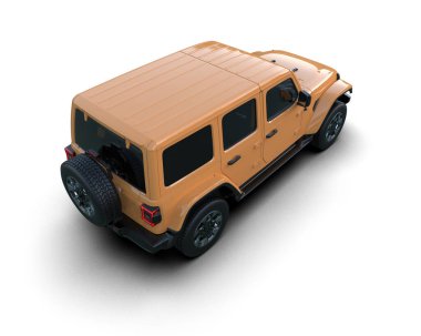 Bir markanın 3 boyutlu görüntülemesi - daha az genel SUV