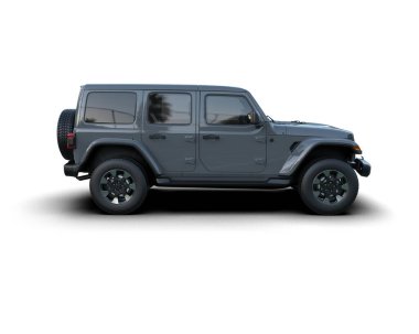 modern otomobil arka planda izole edildi