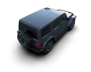 Bir arabanın 3 cg görüntüsü