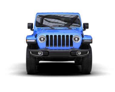 Mavi cip. 3d oluşturma